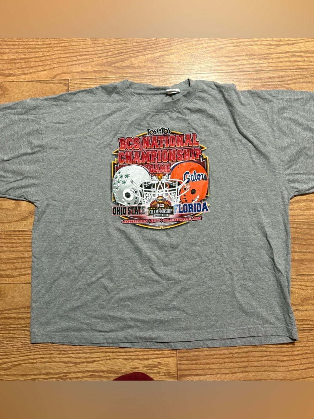 2007 NCAA OSU Ohio State Buckeyes Florida Gators Championship Shirt 3XL